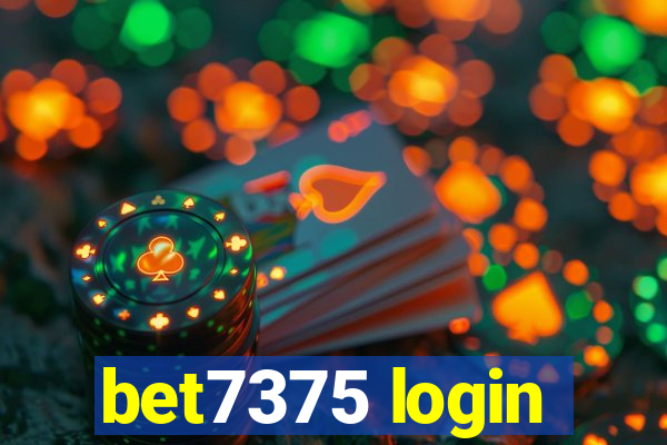 bet7375 login