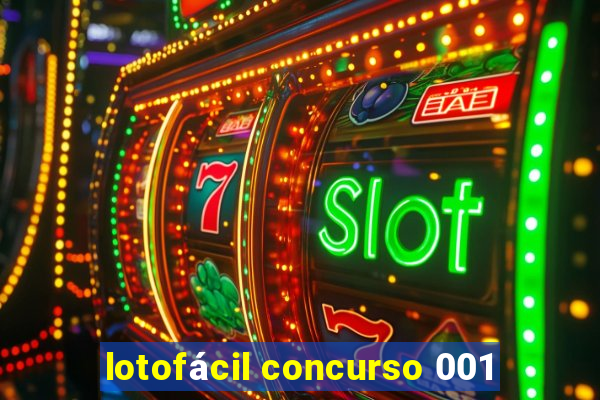 lotofácil concurso 001