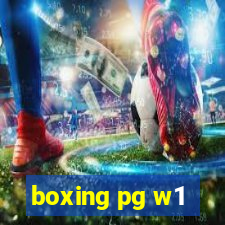 boxing pg w1