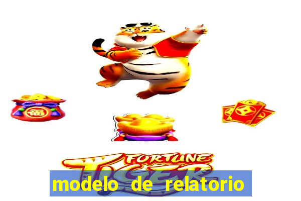 modelo de relatorio de estagio cruzeiro do sul