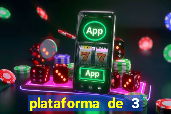 plataforma de 3 reais jogo